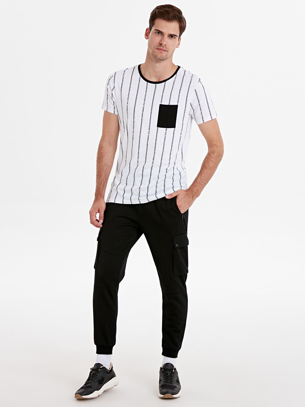 Češljani pamuk Muška majica-2