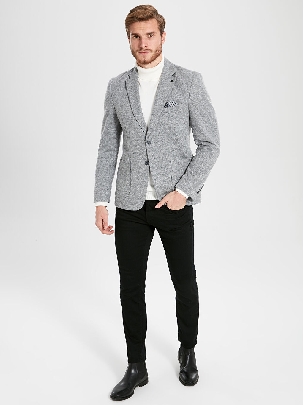 Man GREY Blazer-2