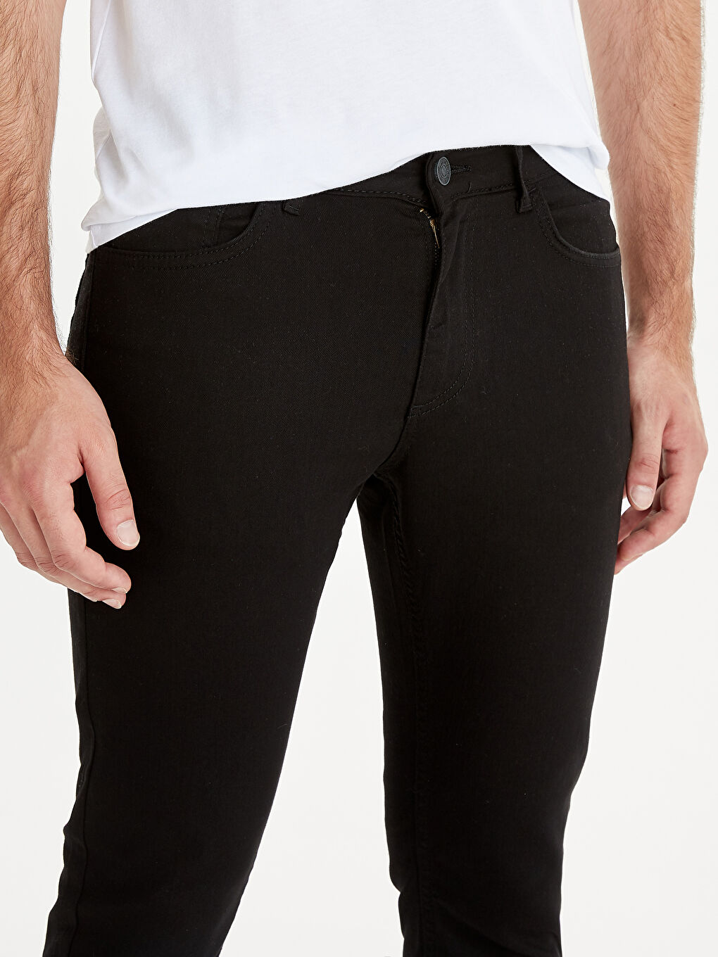 Siyah 760 Skinny Fit Erkek Jean Pantolon-3