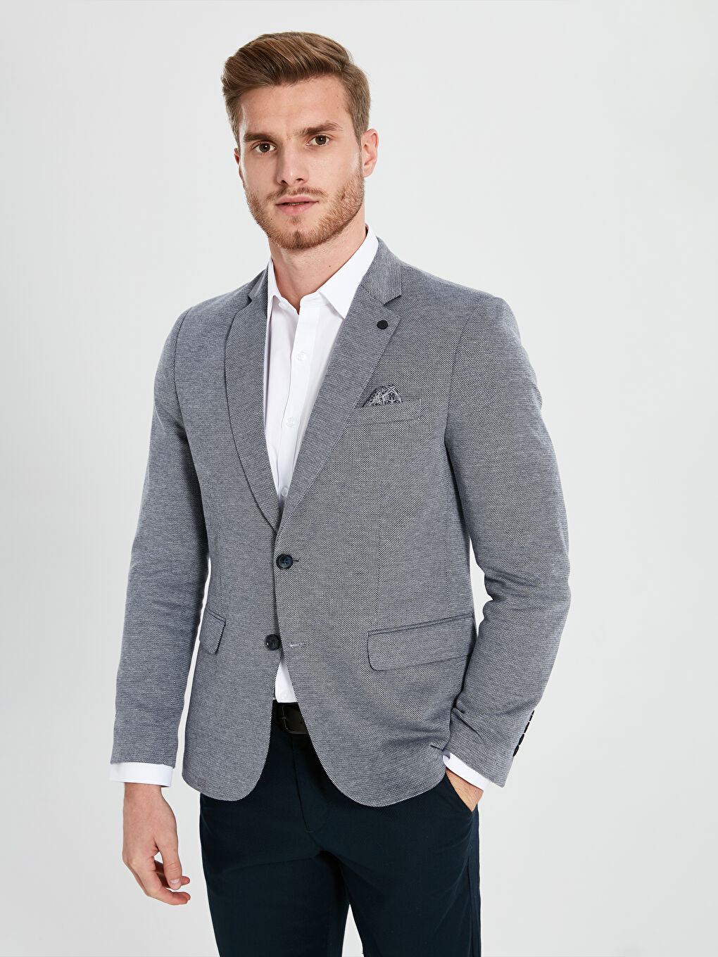 İndigo Blazer Ceket