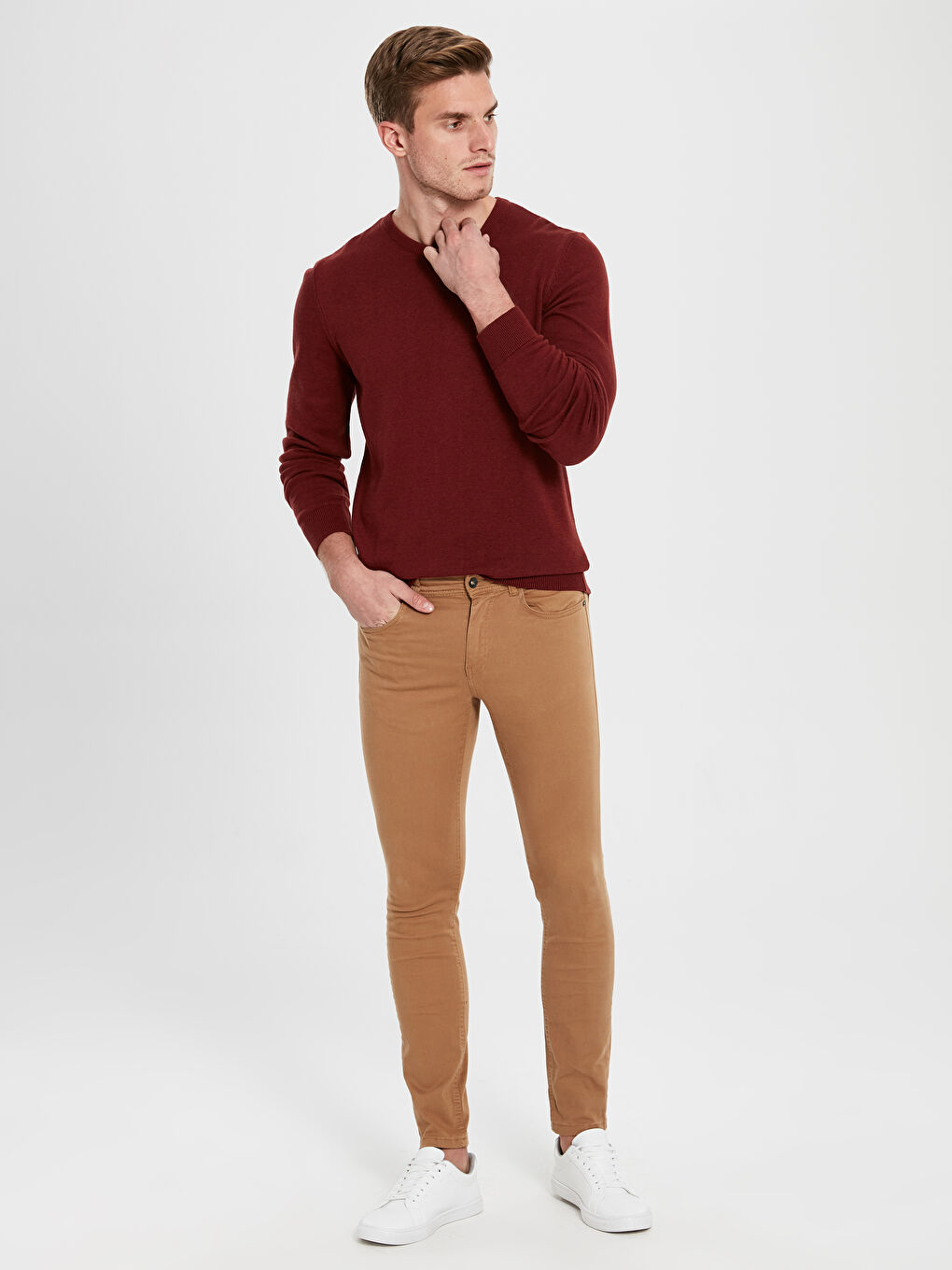 Slim Fit Men's Trousers-1