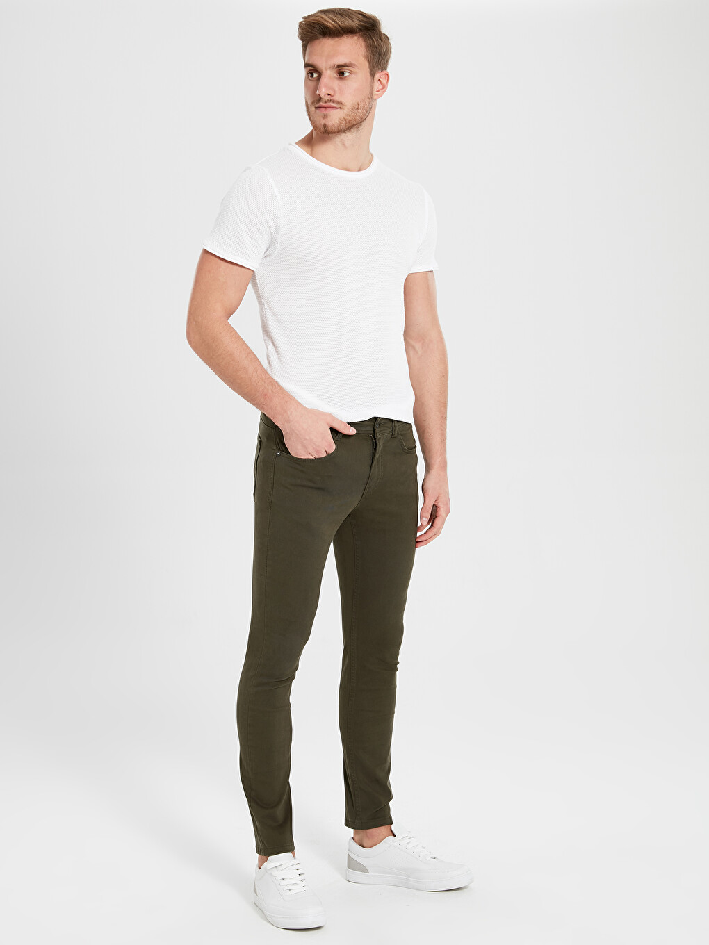 Slim Fit Men's Trousers-1