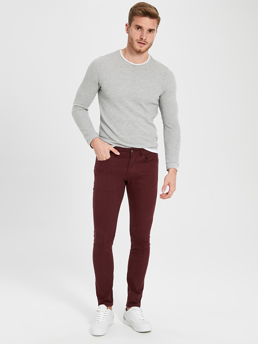Slim Fit Men's Trousers-1
