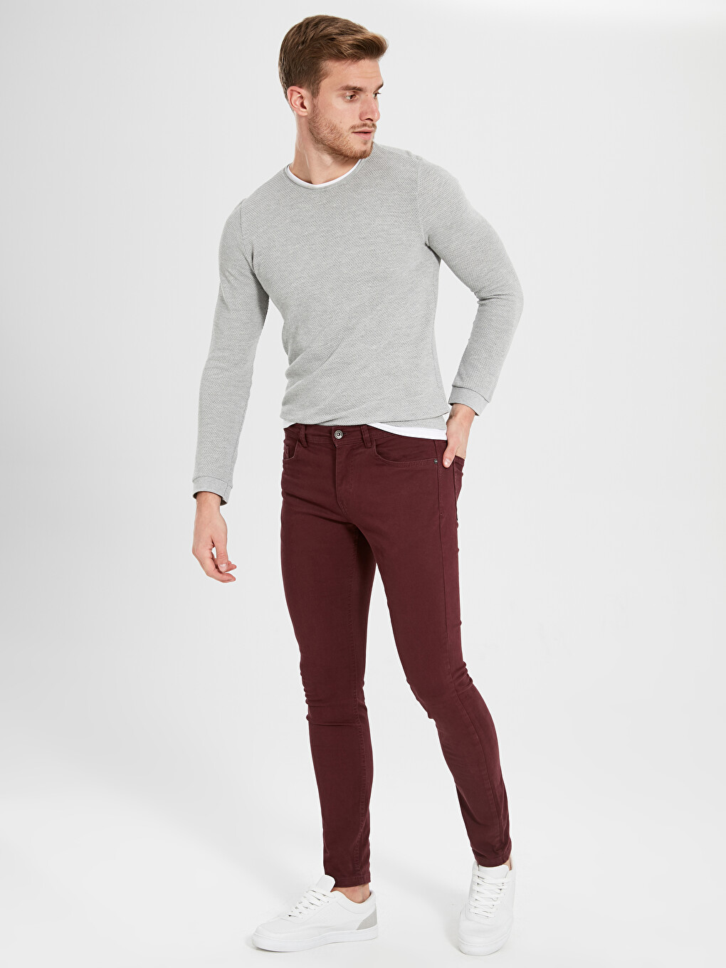Slim Fit Men's Trousers-2