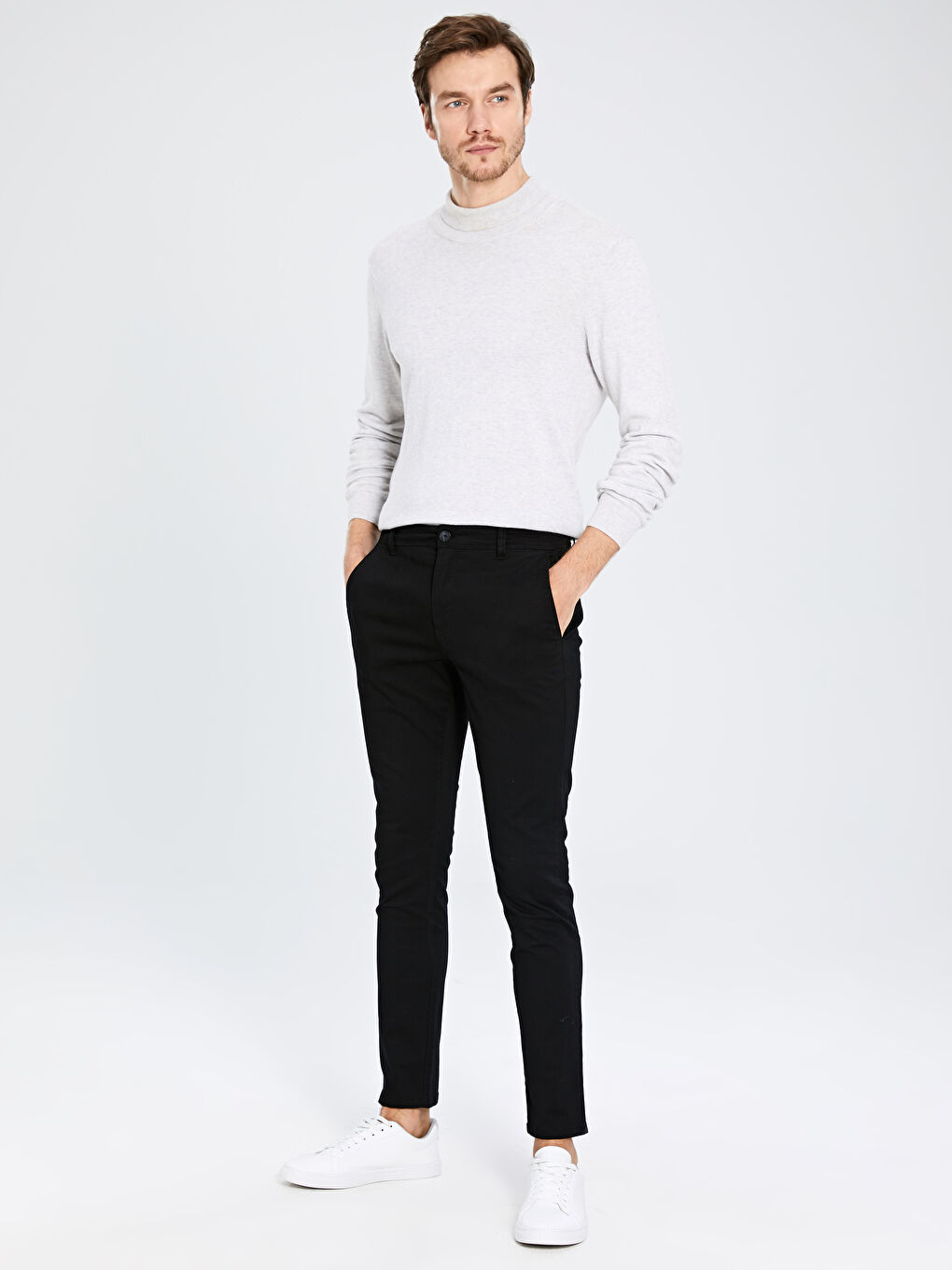 Pantalon chino NOIR Homme-2