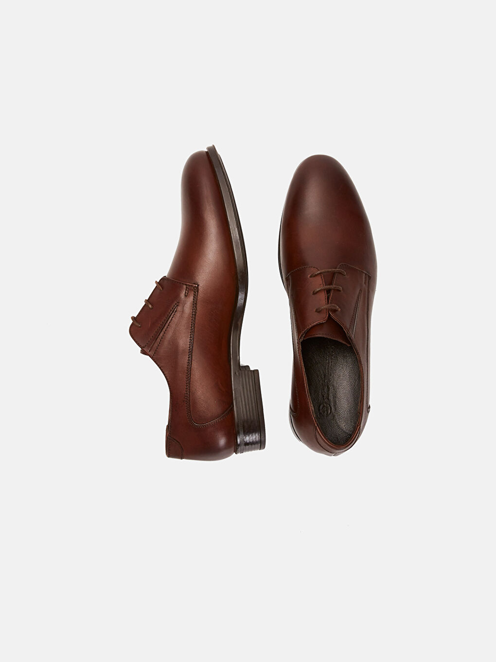 Kahverengi Erkek Bağcıklı Hakiki Deri Ayakkabı-1
