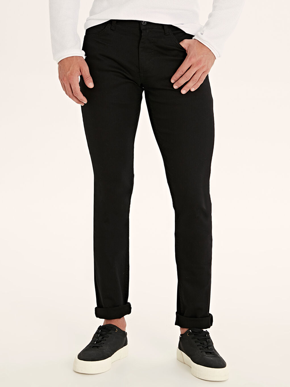 Siyah  Rodeo Jean Pantolon-2