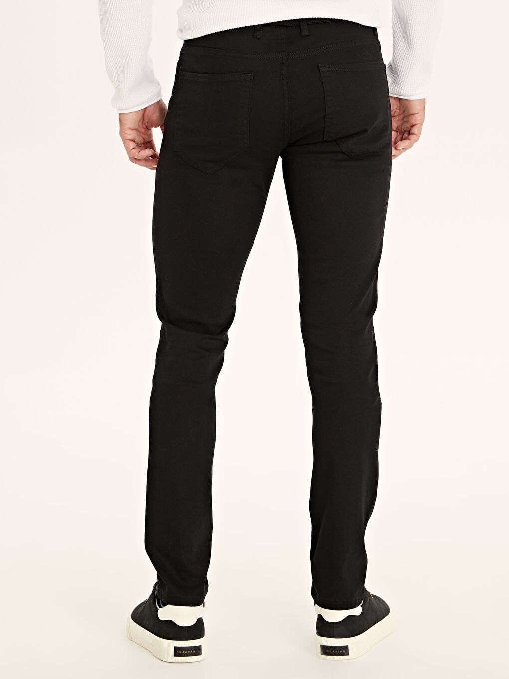 Siyah  Rodeo Jean Pantolon-3