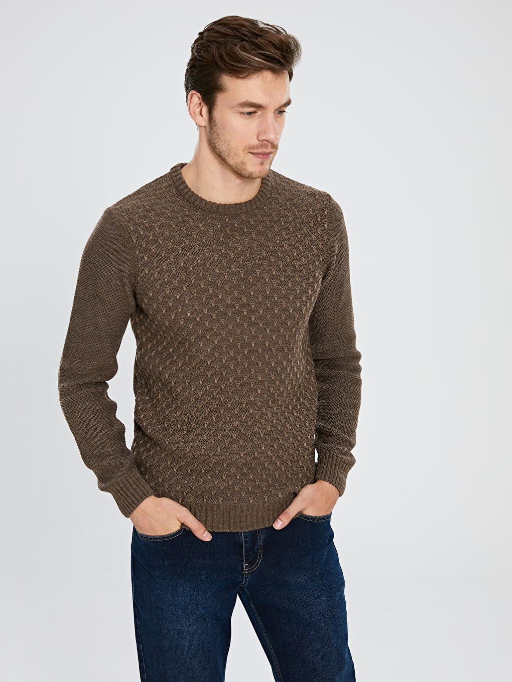 Kahverengi Treak Kahve Kazak-1