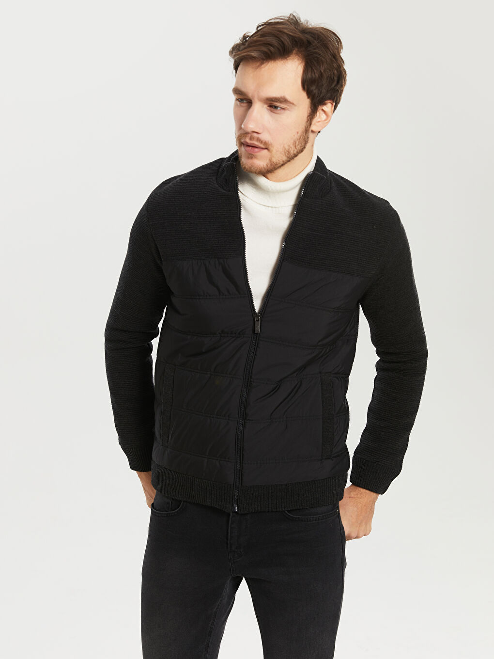 Antrasit Erkek Hırka