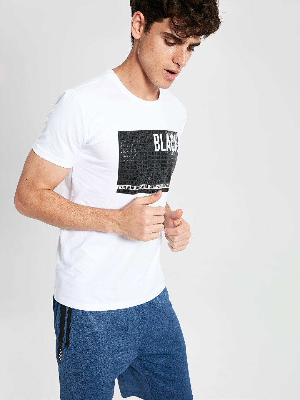 T-shirt de sport BLANC Homme-1