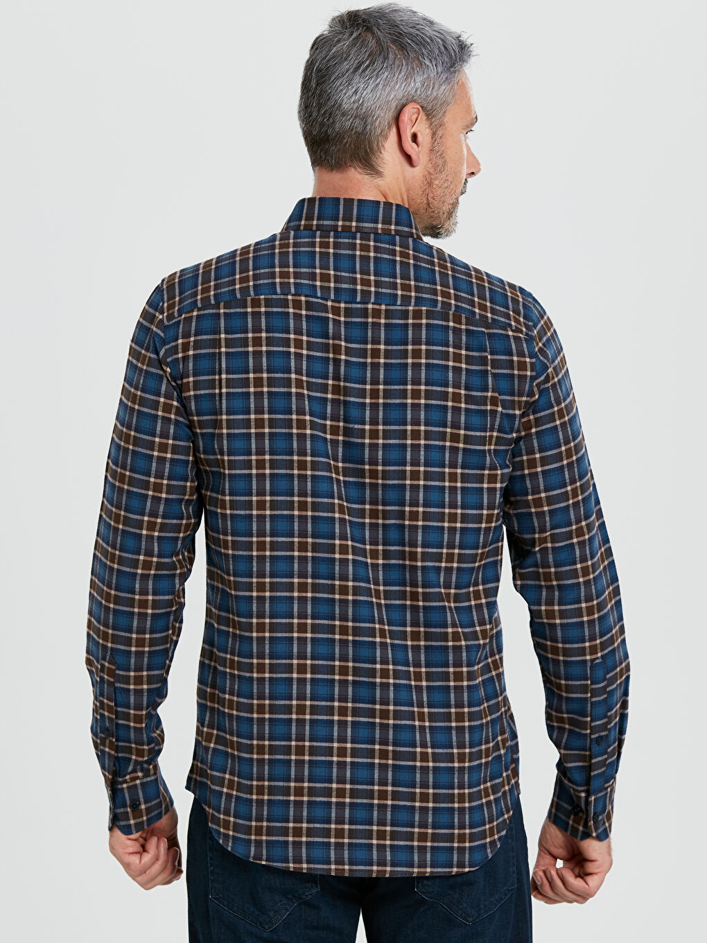 Petrol Ekoseli Gömlek-2