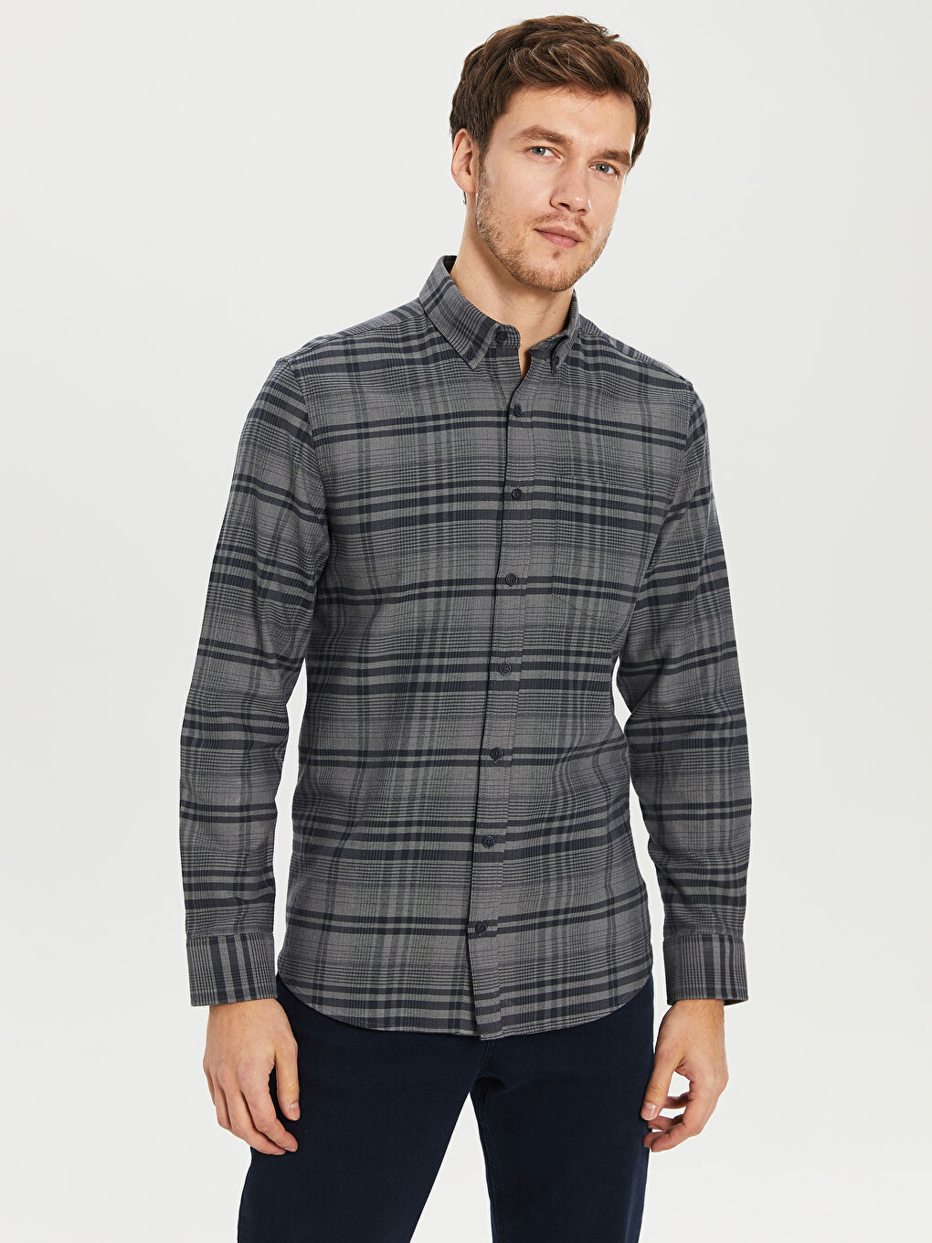 Gabardine Men's Shirt-1