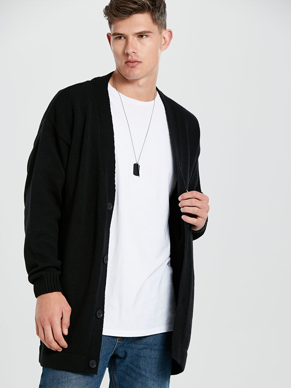 Koyu Lacivert Hırka