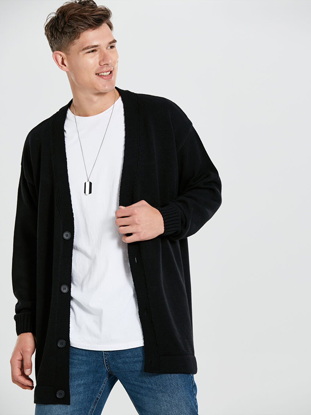 Koyu Lacivert Hırka-1