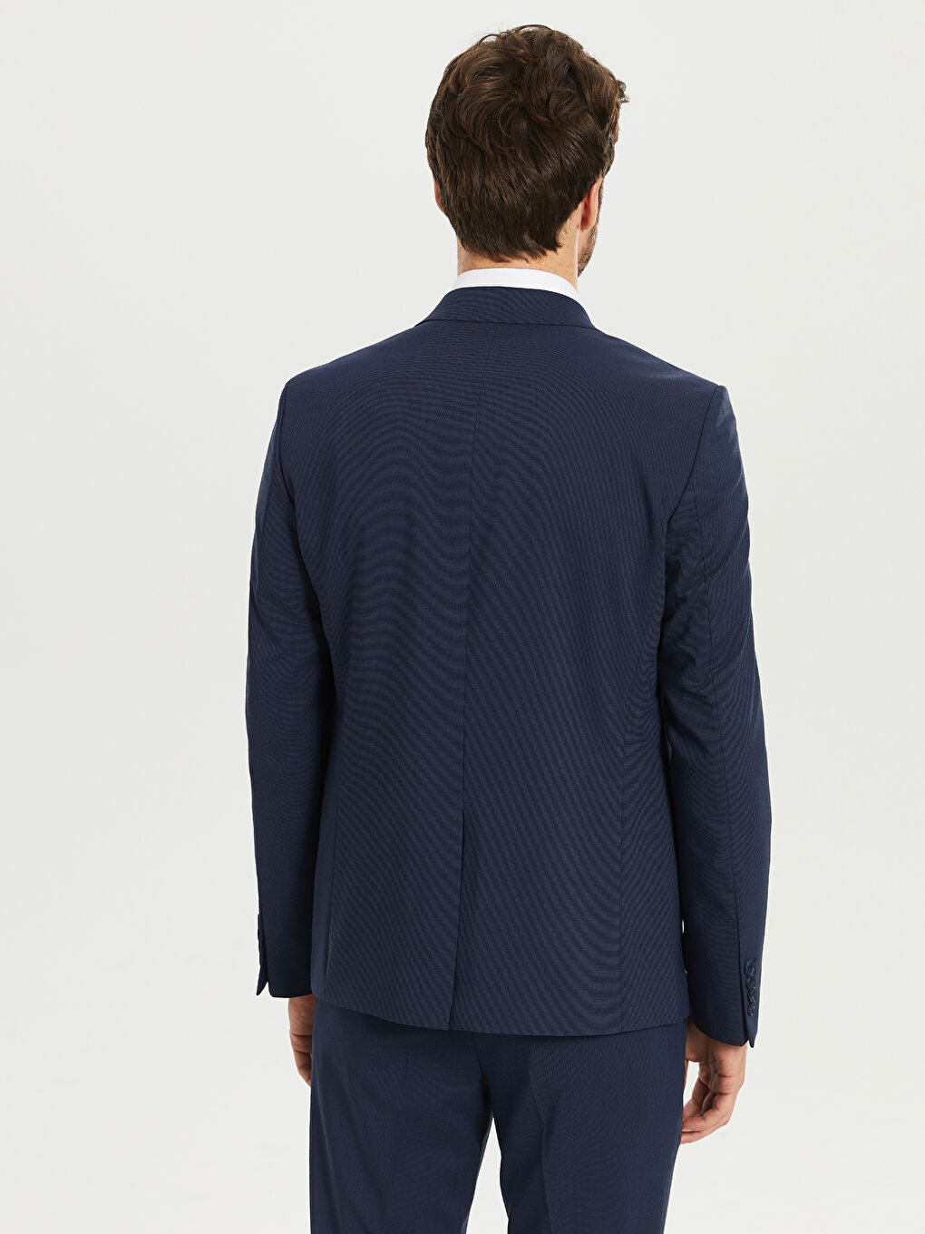 İndigo Dar Kalıp Erkek Blazer Ceket-2
