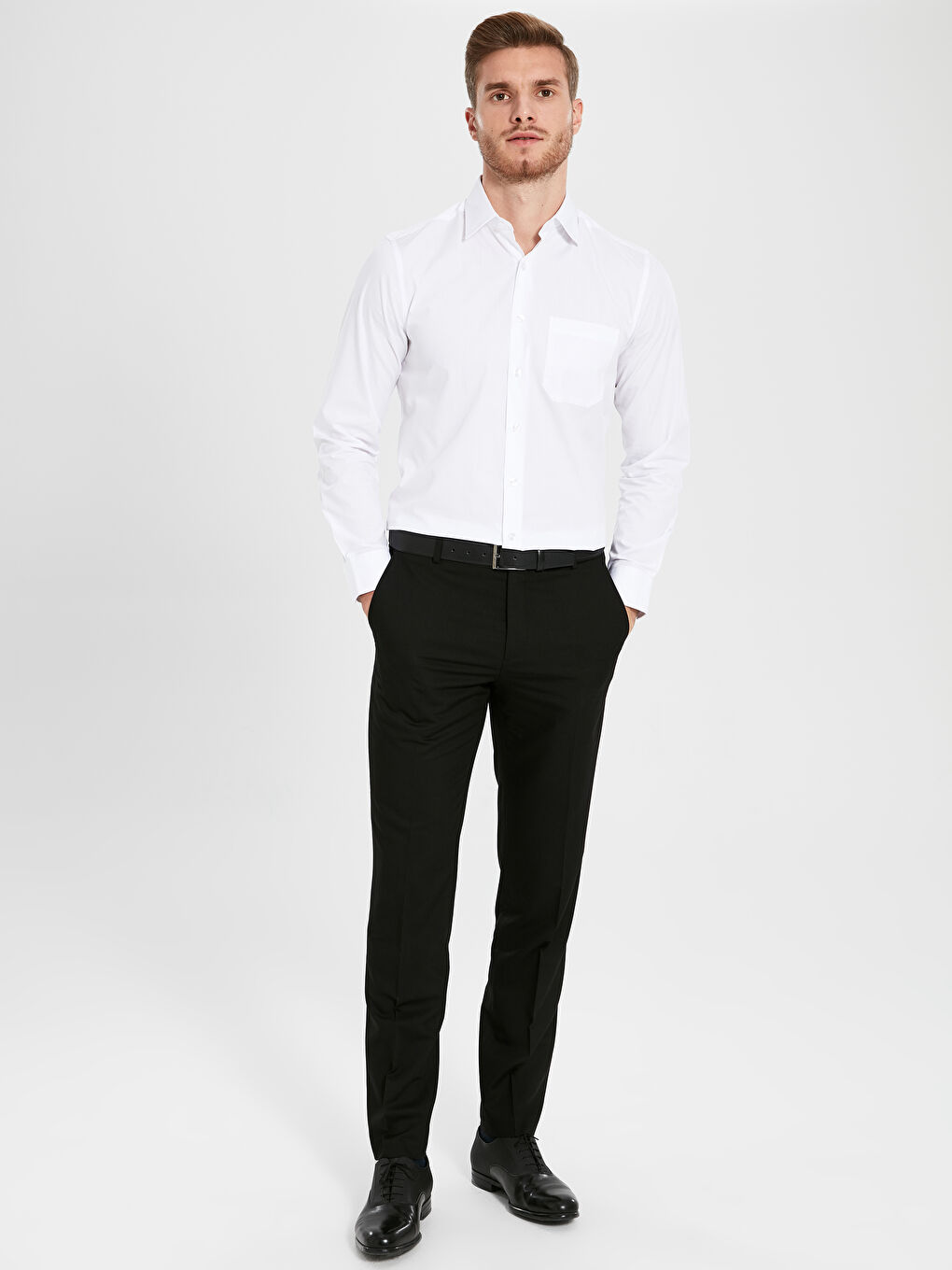 Мужские брюки слим фит-1