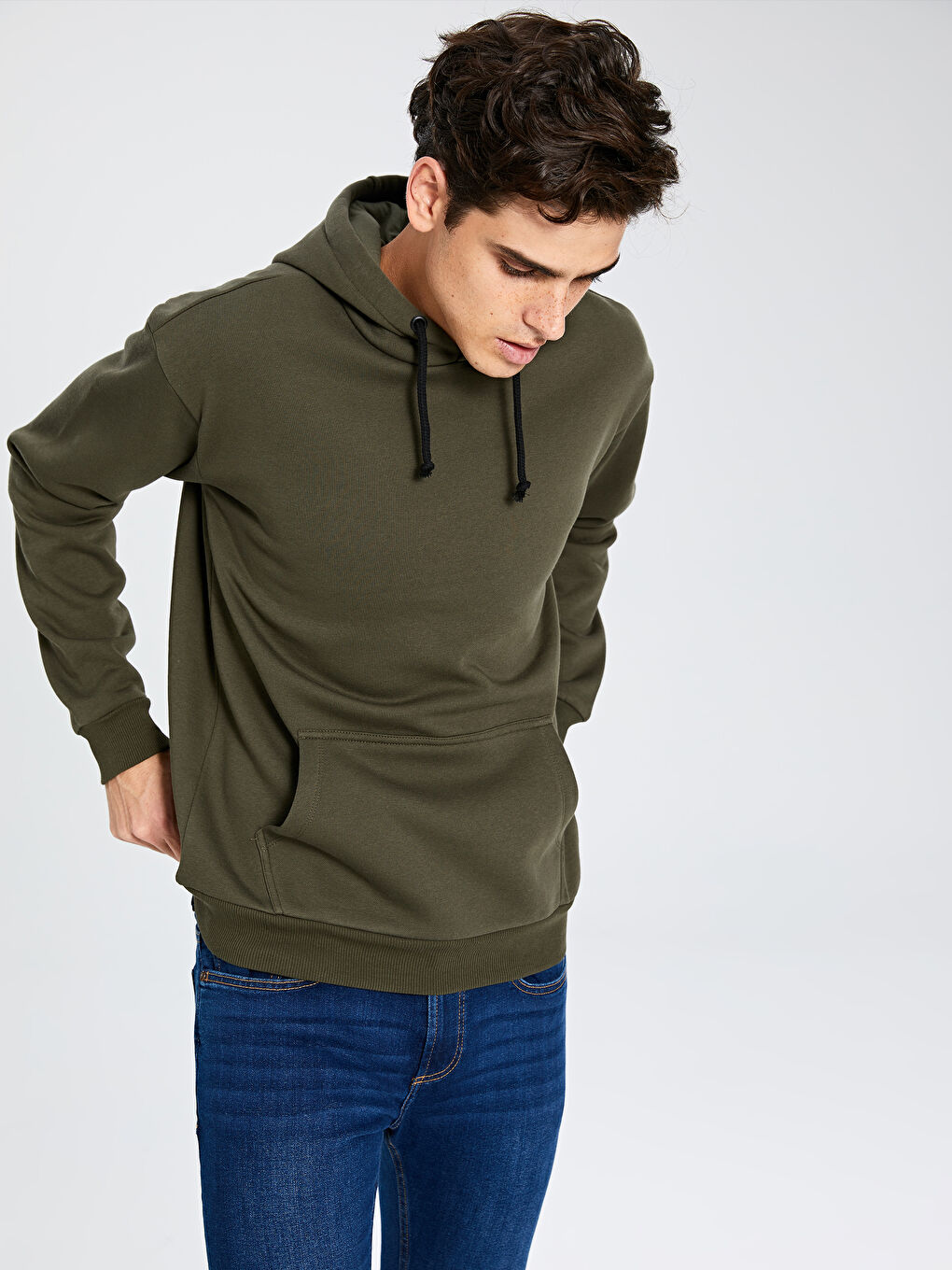 Man KHAKI Hoodie-2
