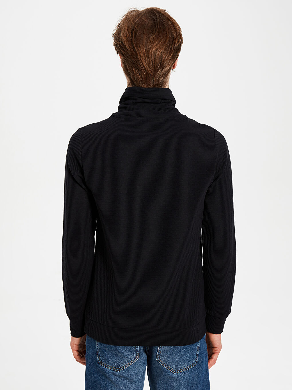 XSIDE Monk Collar Long Sleeve Men's Sweatshirt -9WU336Z8-CVL
