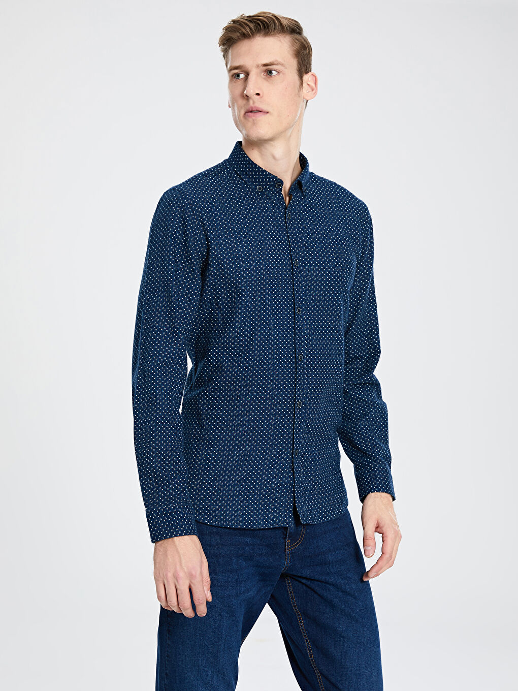 Mürekkep Mavisi Gömlek