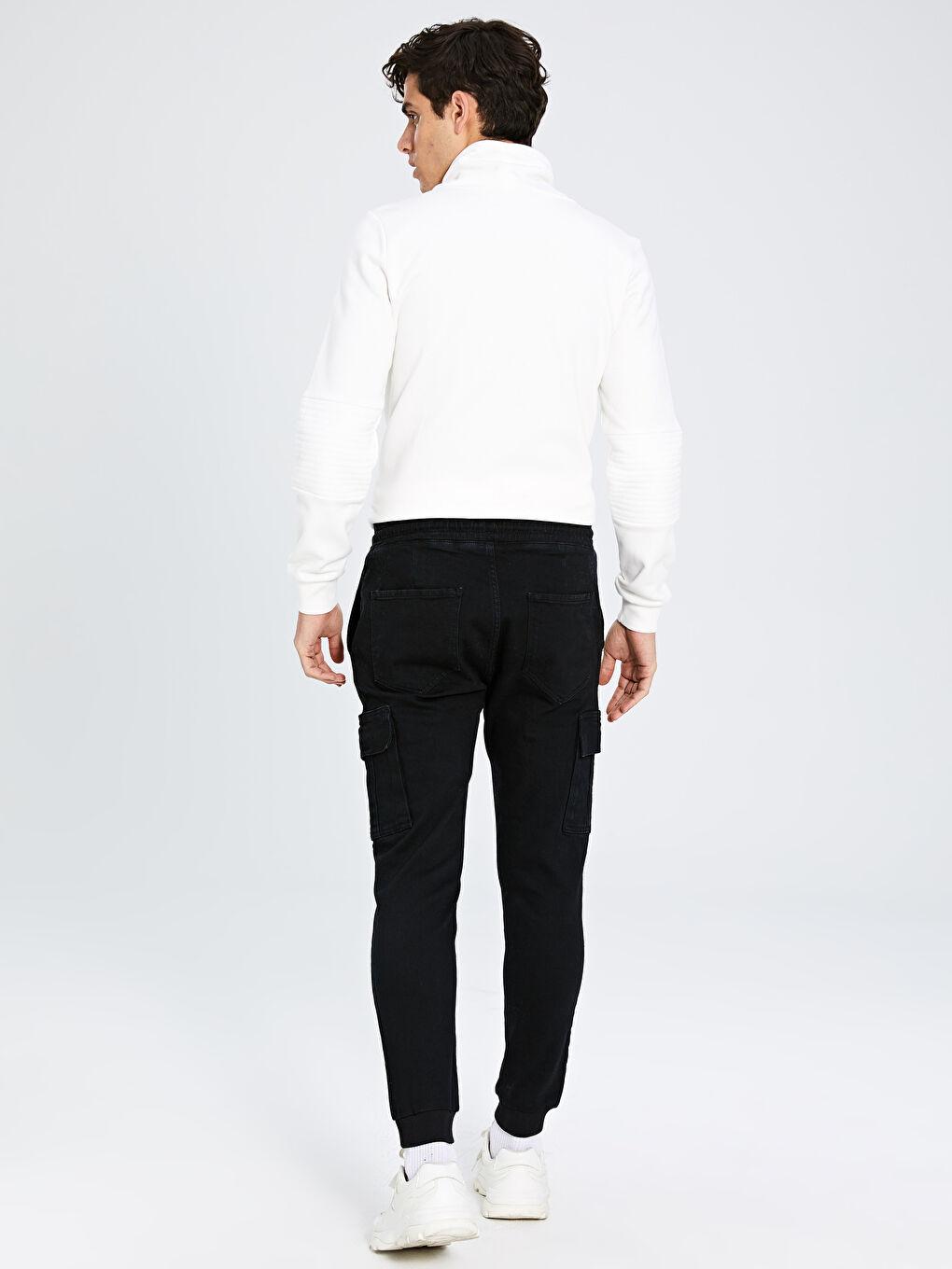 Siyah 780 Jogger Erkek Jean Pantolon-2