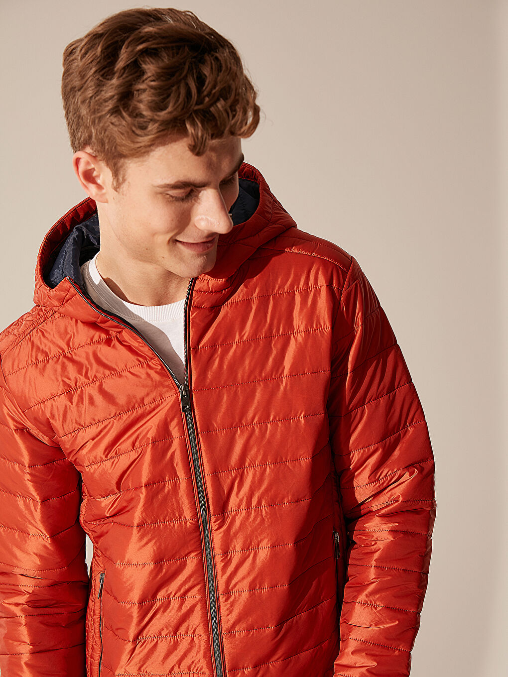 Wide Fit Vertical Collar Men's Inflatable Coat-2