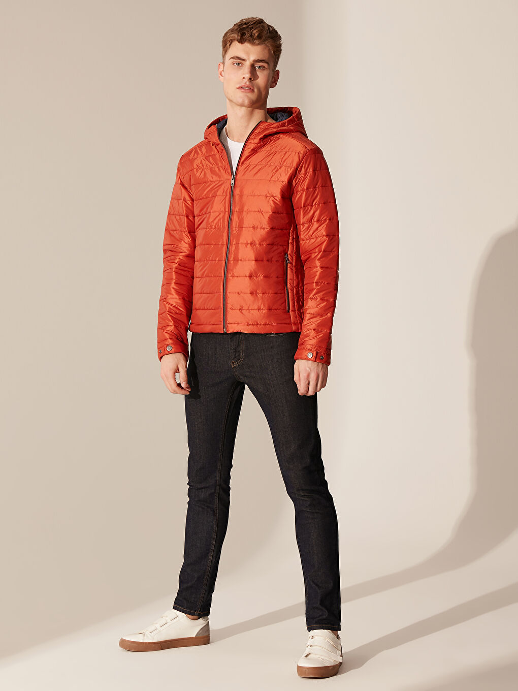 Wide Fit Vertical Collar Men's Inflatable Coat-5