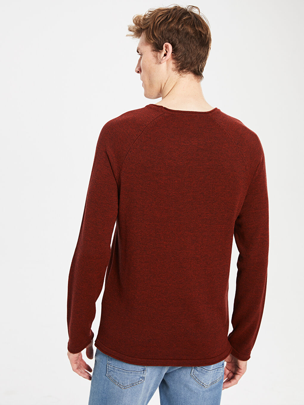 Ерлер қызғылт сары түс Жемпір-4