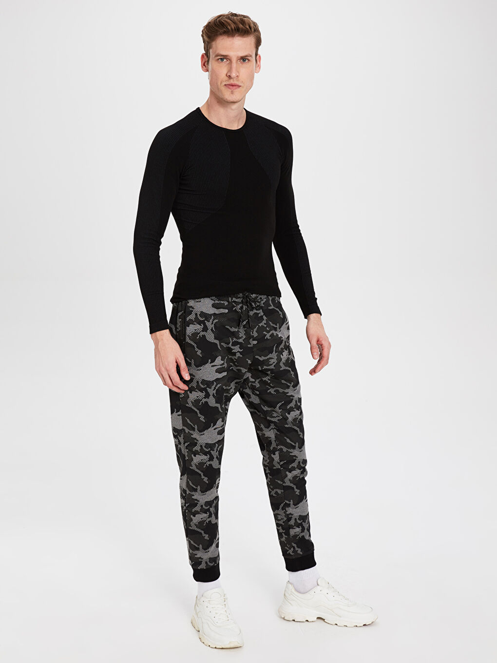 Gri Standart Kalıp Erkek Eşofman Altı