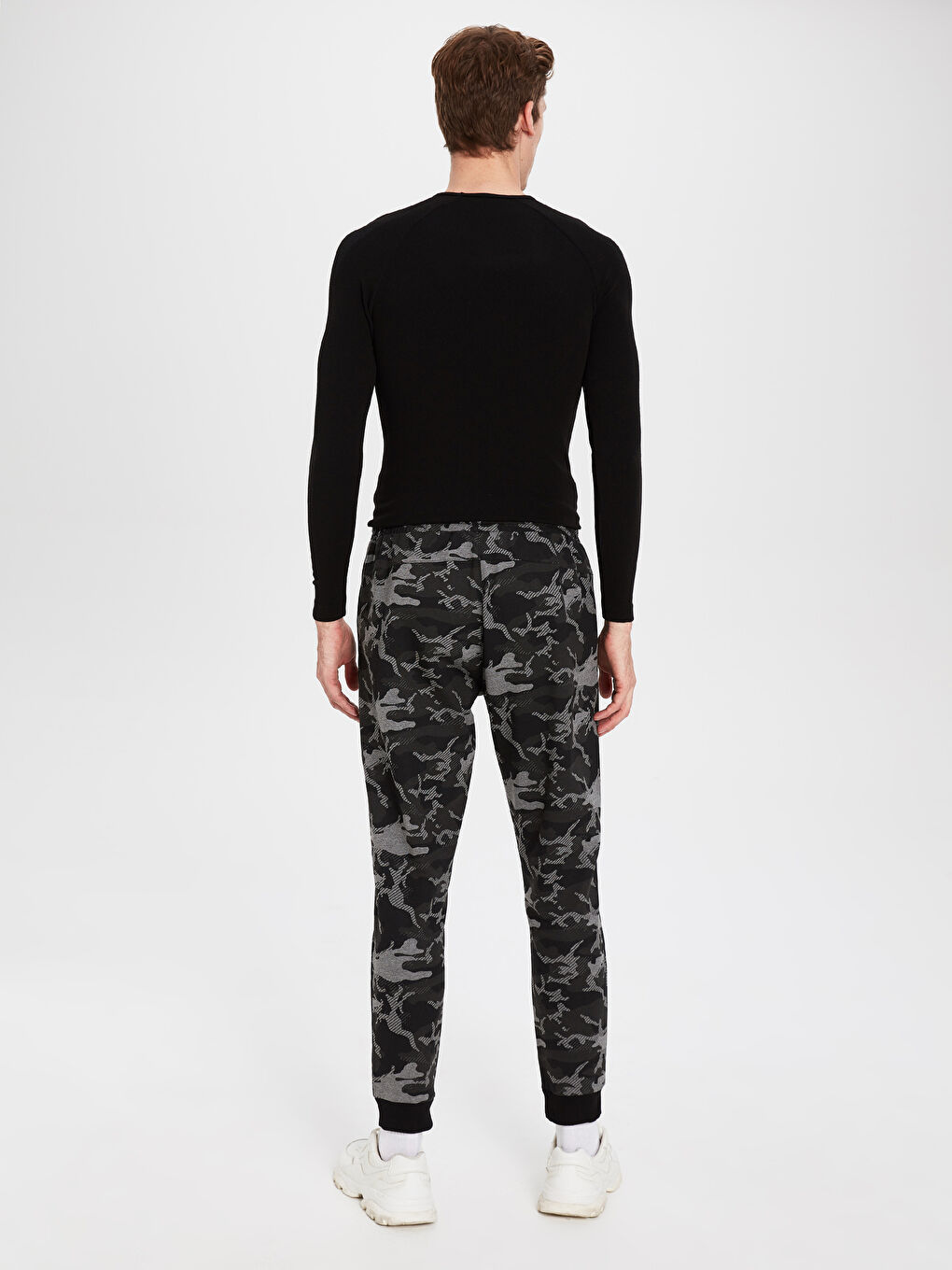 Gri Standart Kalıp Erkek Eşofman Altı-2