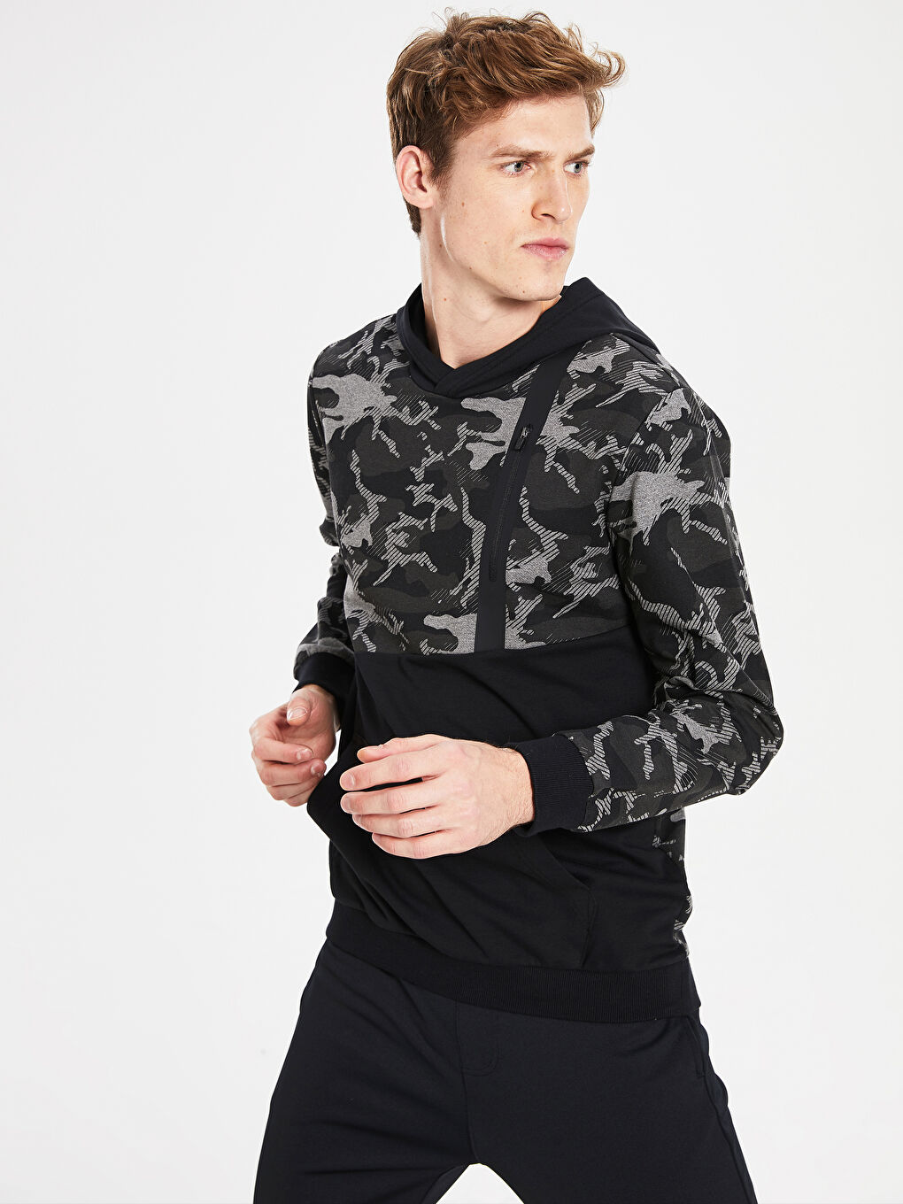 Gri Erkek Sweatshirt