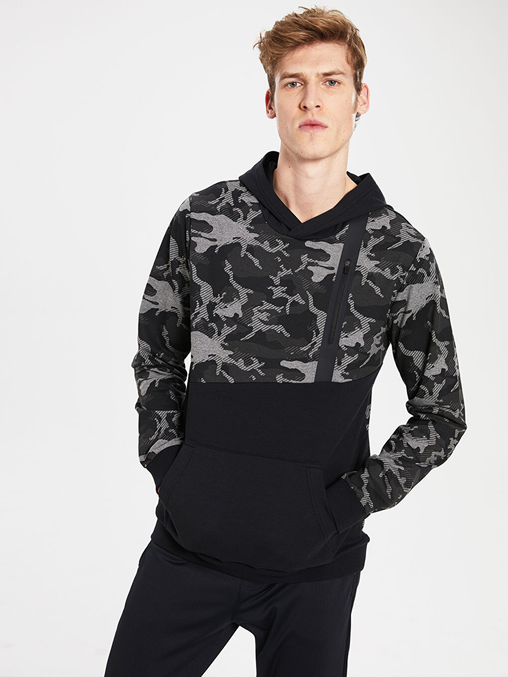 Gri Erkek Sweatshirt-2