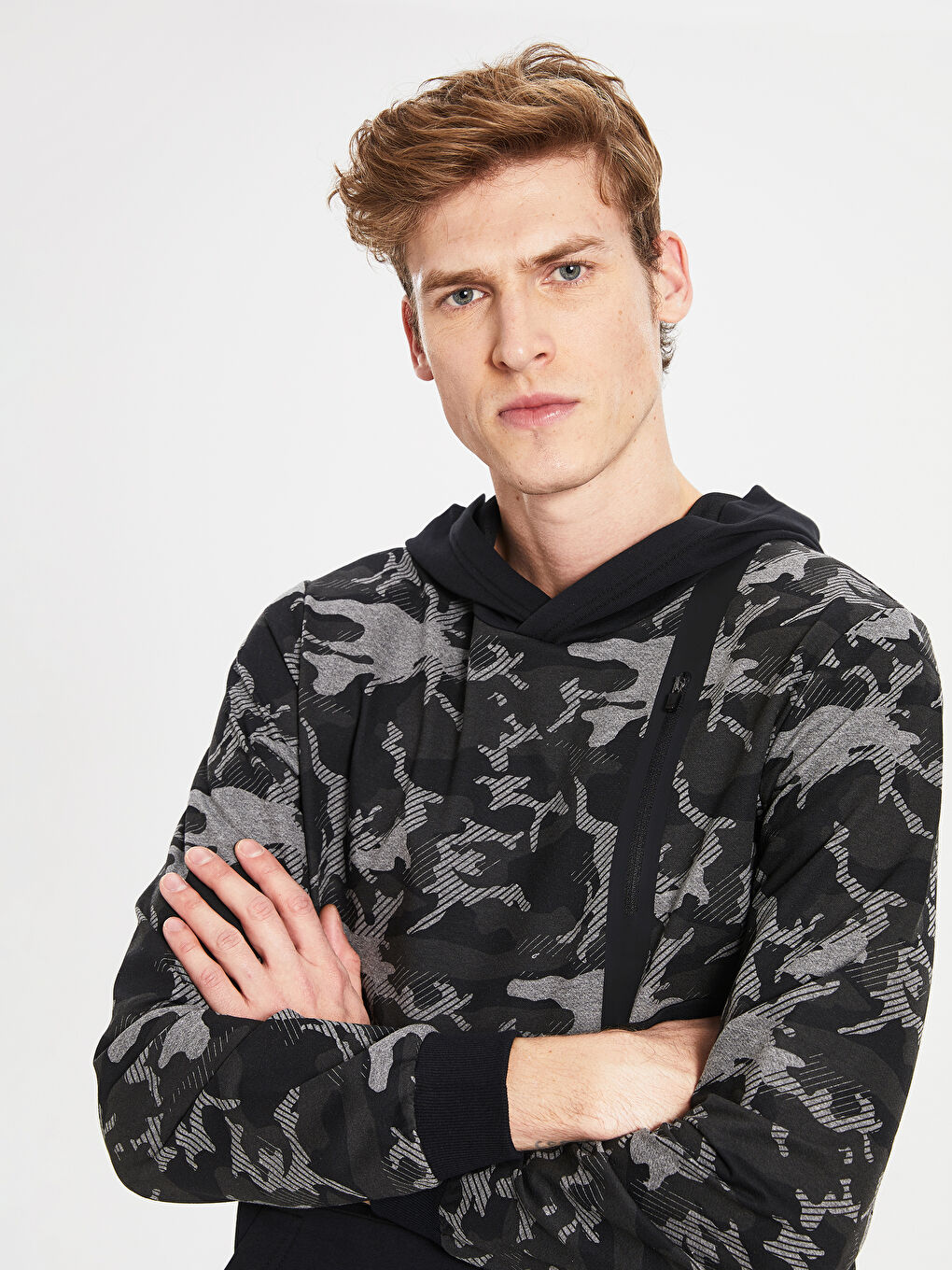 Gri Erkek Sweatshirt-3