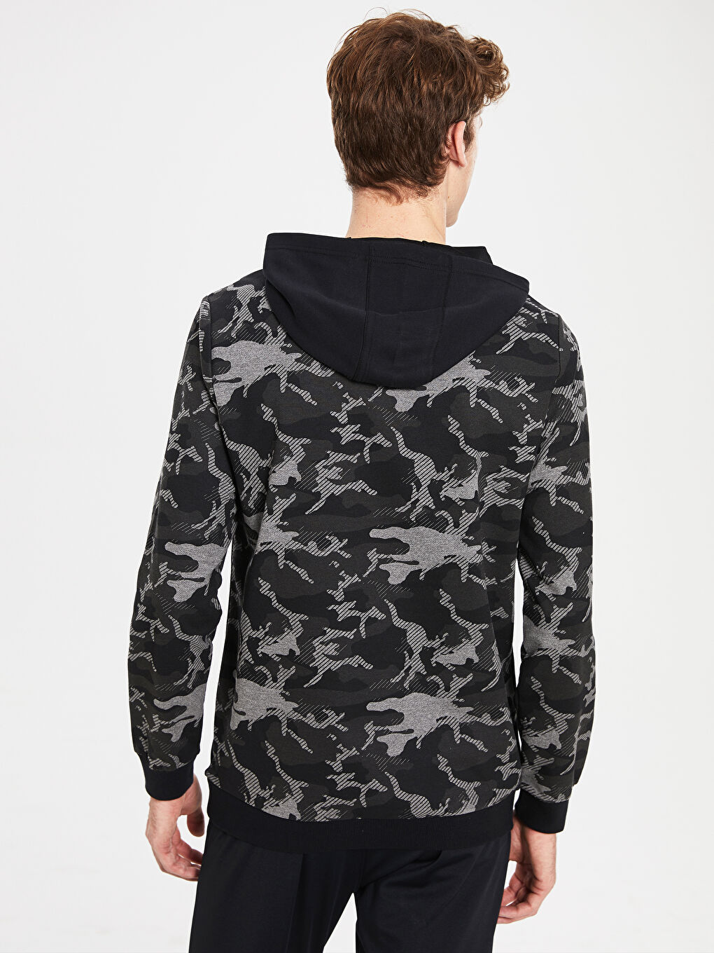 Gri Erkek Sweatshirt-4