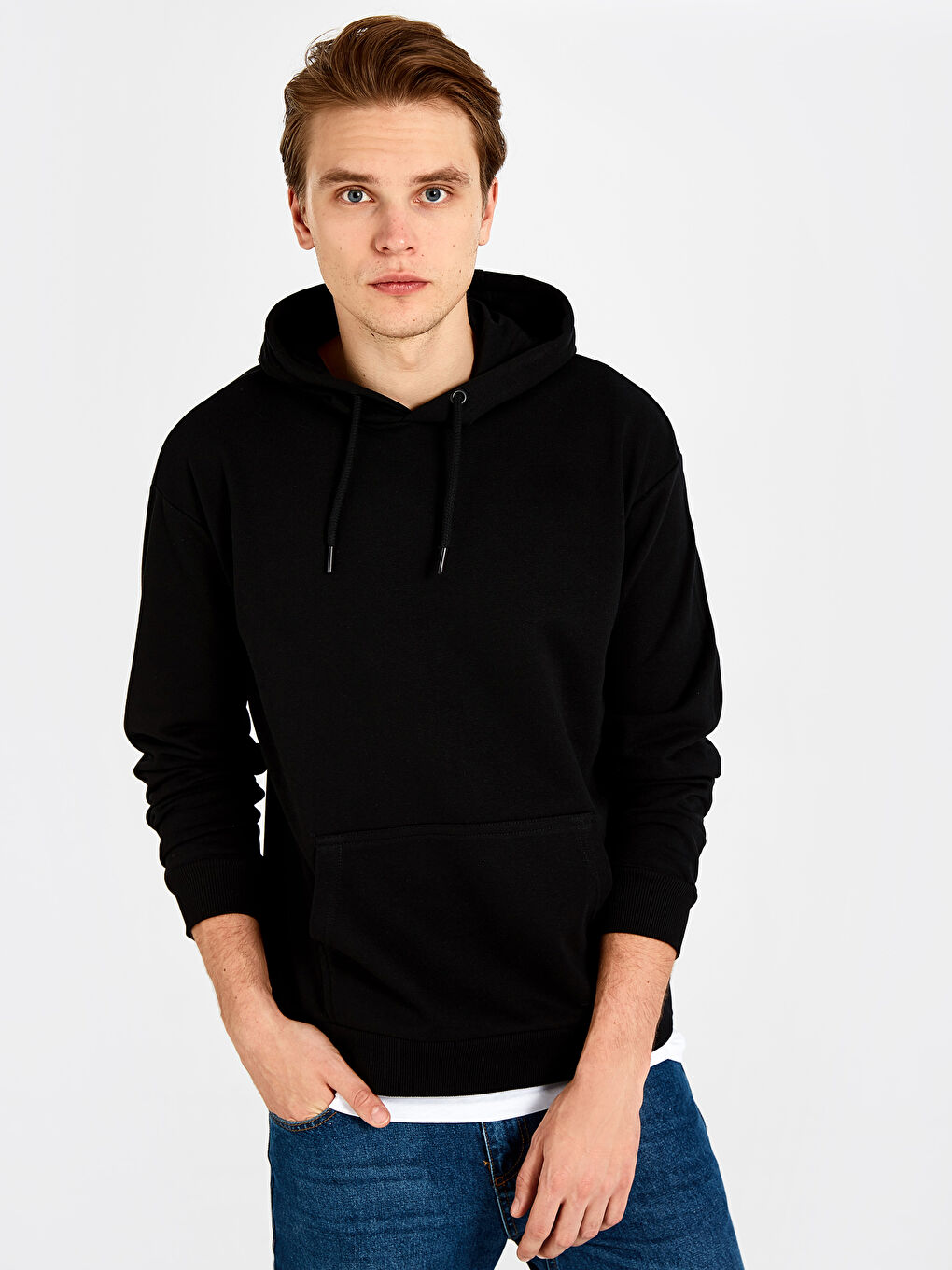 Siyah Erkek Sweatshirt