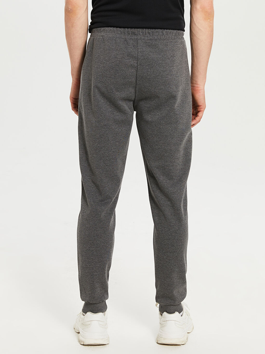 Gri Standart Kalıp Real Madrid Baskılı Aktif Spor Erkek Taraftar Eşofman Altı-3