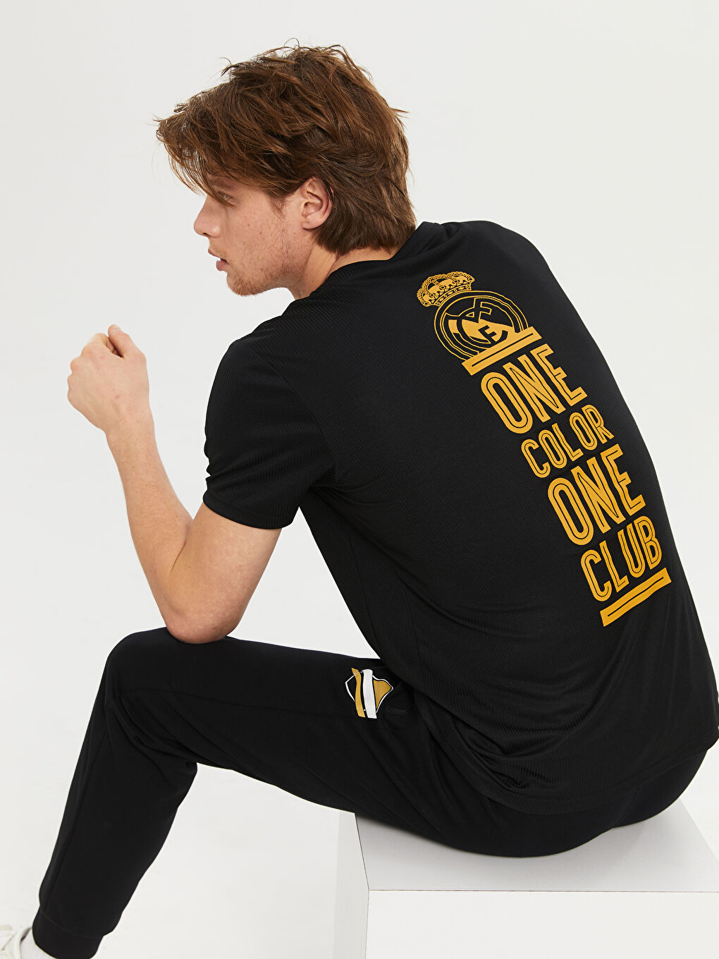XSIDE ACTIVE Crew Neck Short Sleeve Real Madrid Printed Active Sports Men's Fan T-Shirt -9WY731Z8-CVL