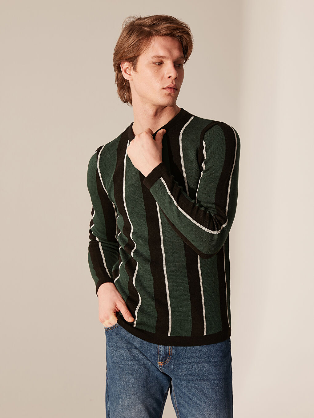 Man GREEN Sweater