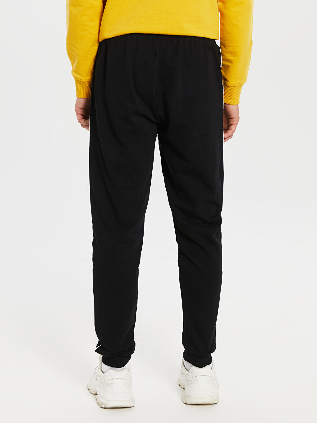 Siyah Slim Fit Erkek Jogger Eşofman Altı-3