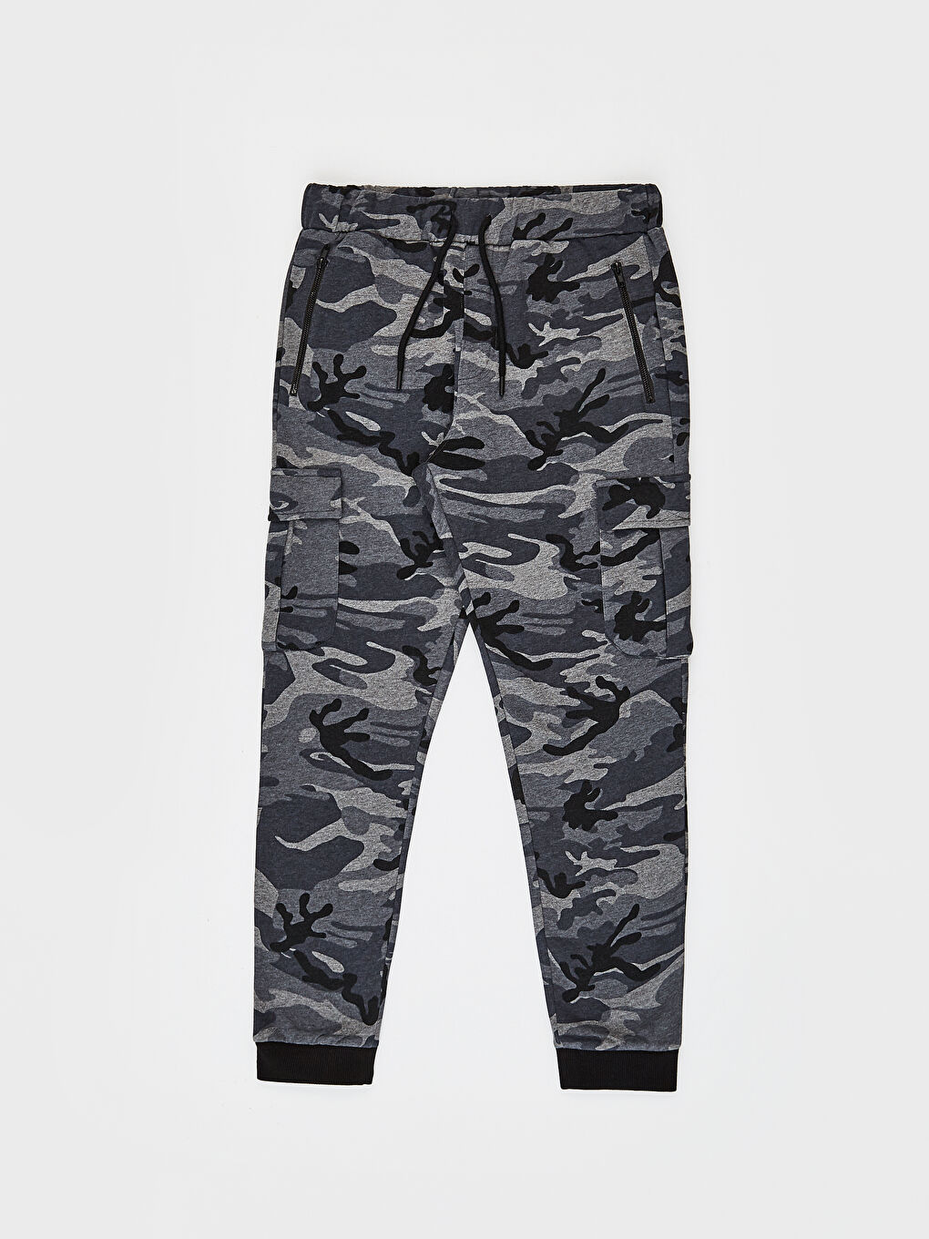 Antrasit Dar Kalıp Erkek Eşofman Altı-1