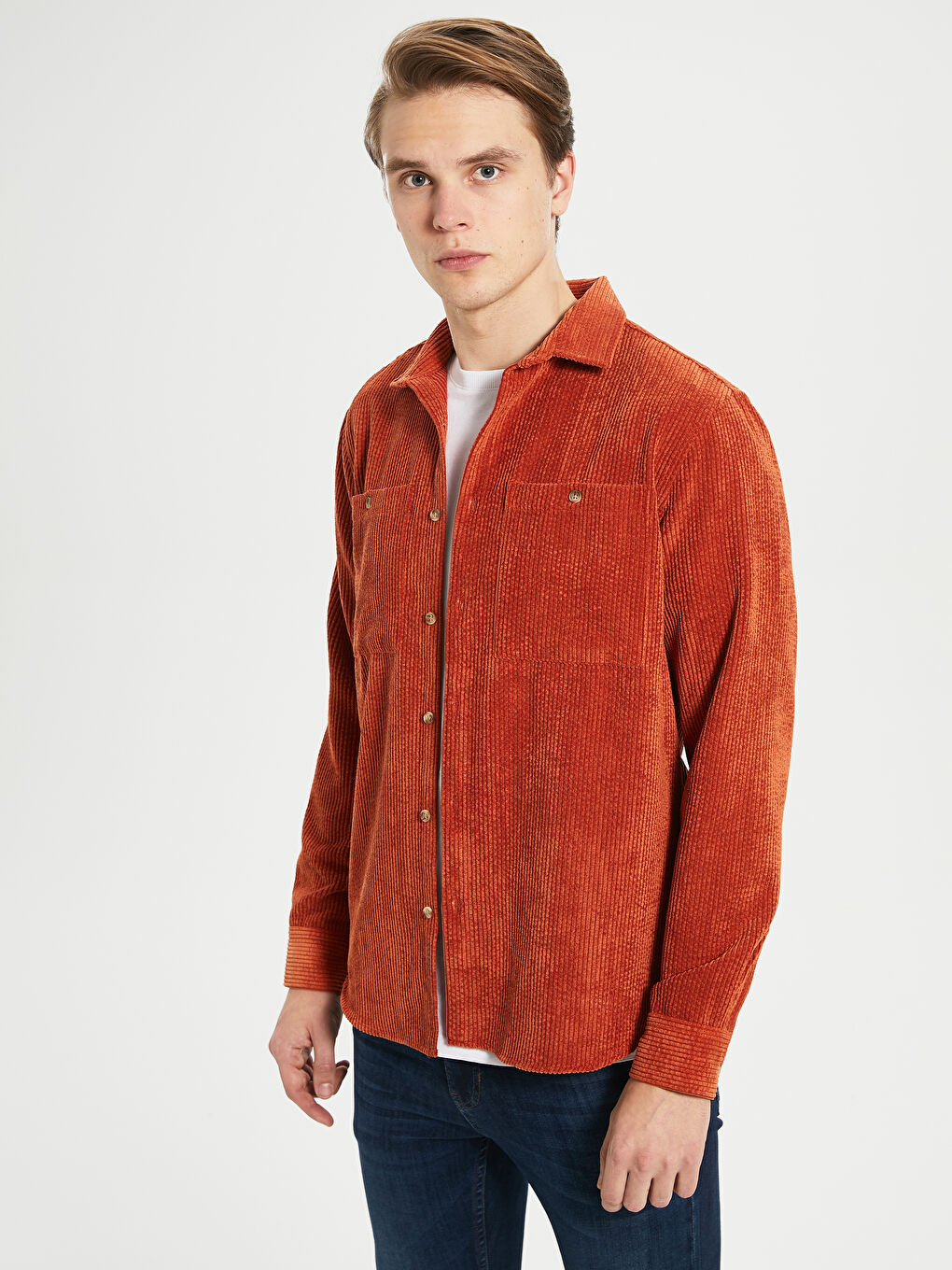 Yanık Turuncu Gömlek