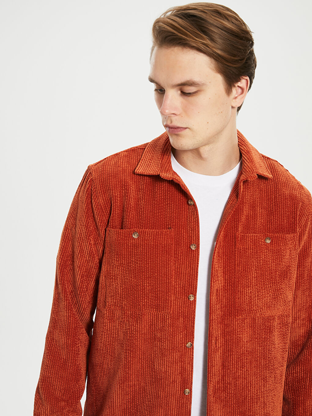 Yanık Turuncu Gömlek-1
