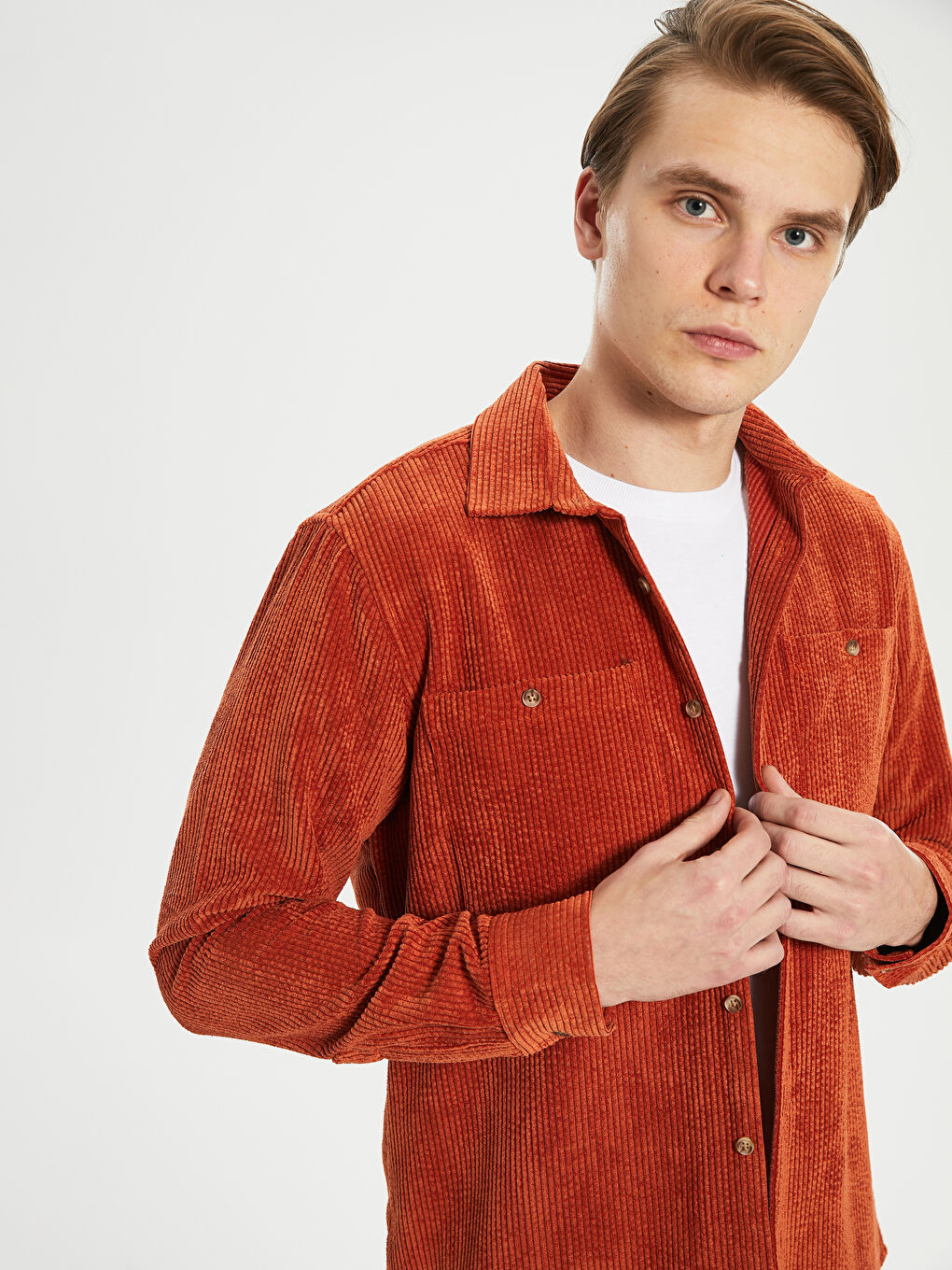 Yanık Turuncu Gömlek-2