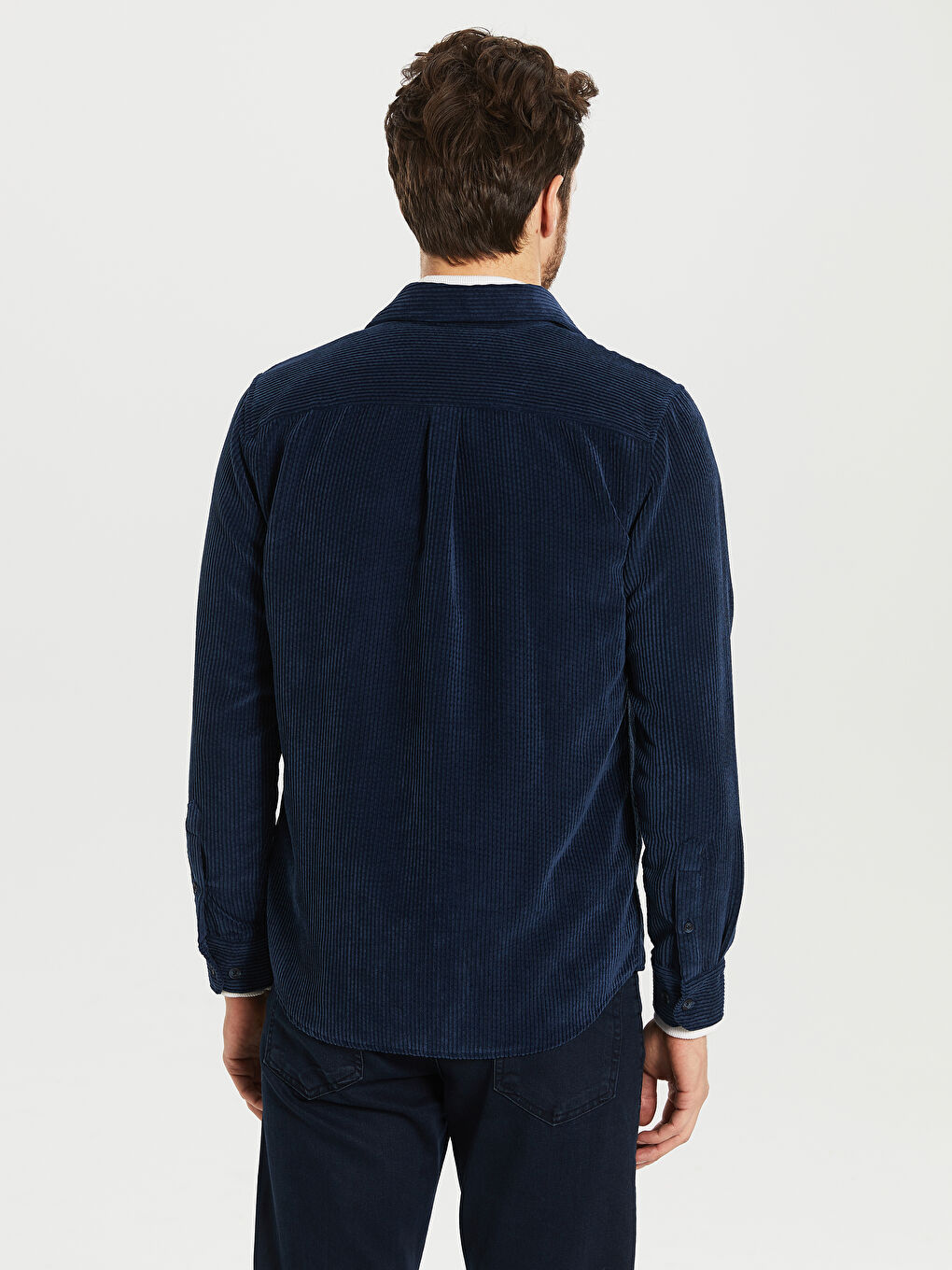 LCWAIKIKI Classic Man NAVY Shirt -9WA780Z8-CRP