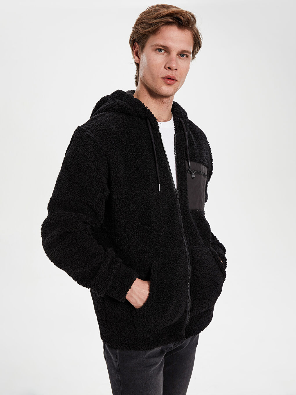 Siyah Erkek Spor Hırka