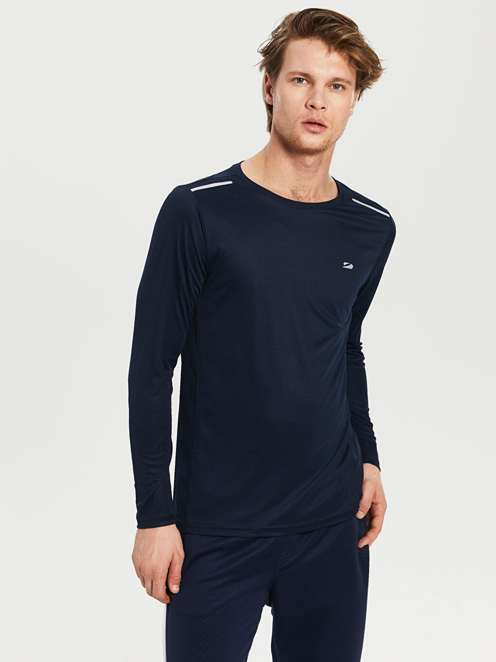 Koyu Lacivert Spor Tişört