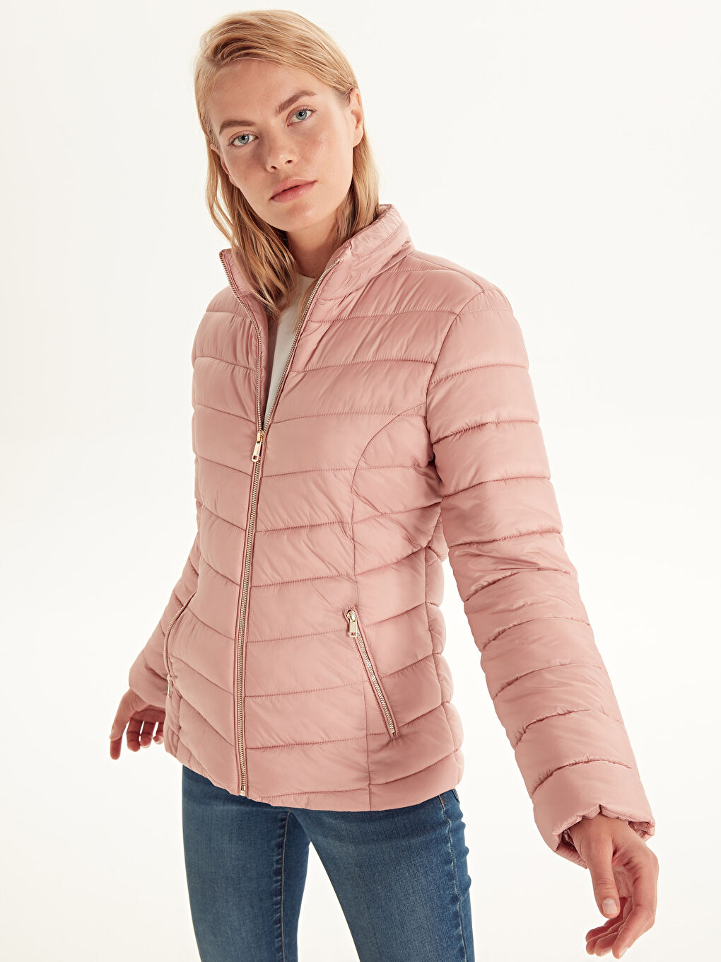 Woman PINK Puffer Coat