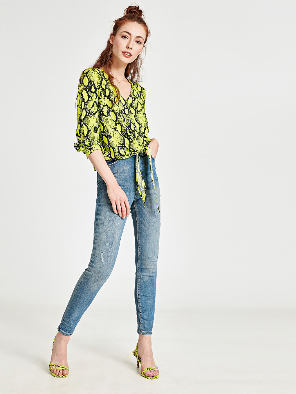 İndigo Jüpiter Süper Skinny Fit Kadın Jean Pantolon-1