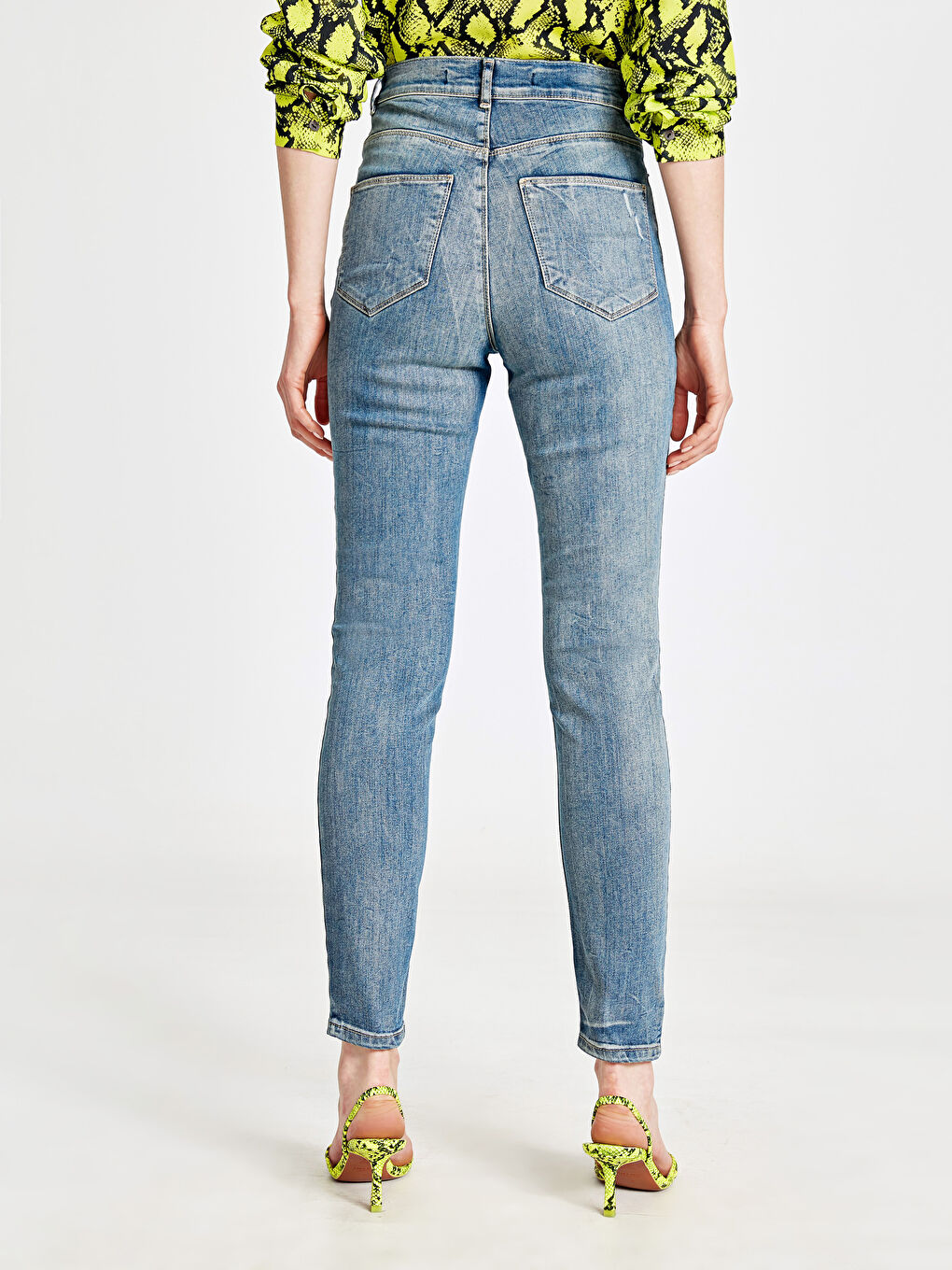 İndigo Jüpiter Süper Skinny Fit Kadın Jean Pantolon-3