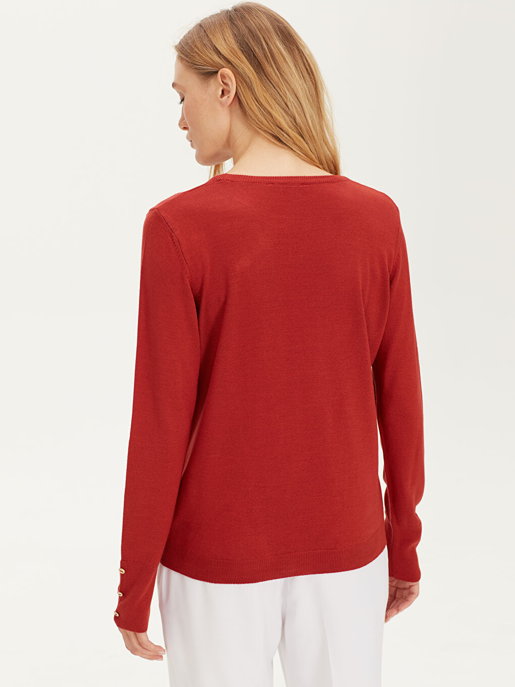 Woman ORANGE Sweater-2